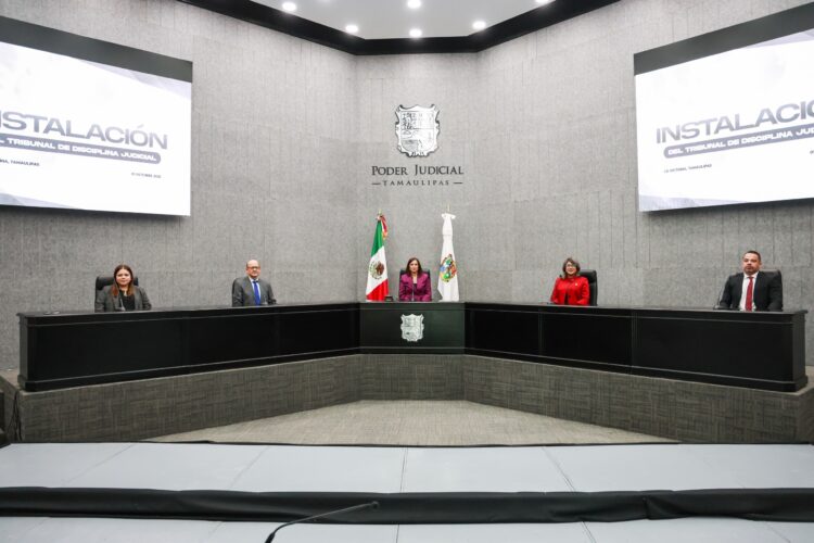 Entra en funciones el Nuevo Tribunal de Disciplina Judicial de Tamaulipas