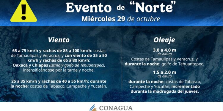 Pegará el frío a la zona norte