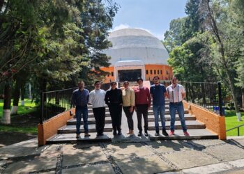 Hacen estancias estudiantes de la UPV en Instituto Nacional de Astrofísica, Óptica y Electrónica