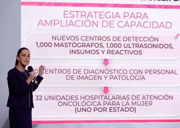Sheinbaum anuncia estrategia de prevención del cáncer de mama; se invertirán 8 mmdp