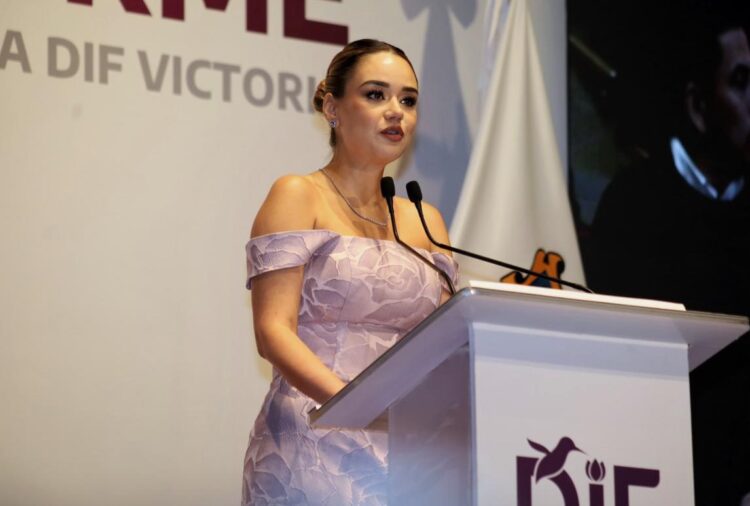 Rinde informe la presidenta del Sistema DIF Municipal de Victoria 