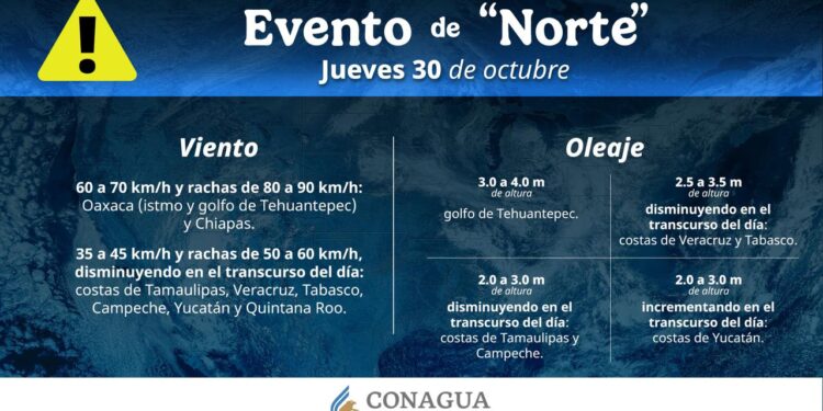 Pegará el frío a la zona norte