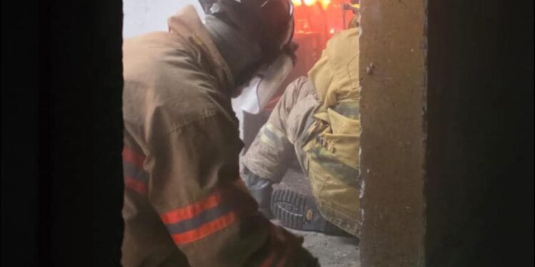 Se incendia vivienda en Fraccionamiento Sierra Madre