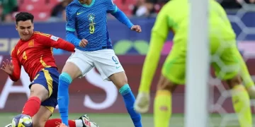 España gana 1-0 a Brasil y espera avanzar en el Mundial Sub 20