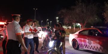 Tránsito y Cruz Roja refuerzan acciones preventivas de accidentes para motociclistas en Victoria