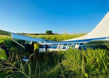 Se desploma avioneta en Aldama