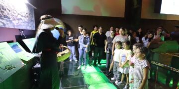 Disfrutan familias “Una Noche en el Museo” en el Tamux de Cd. Victoria