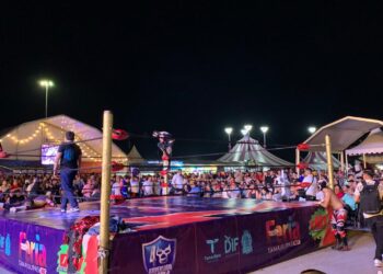 Espectacular función de lucha libre en Ciudad Victoria 2025