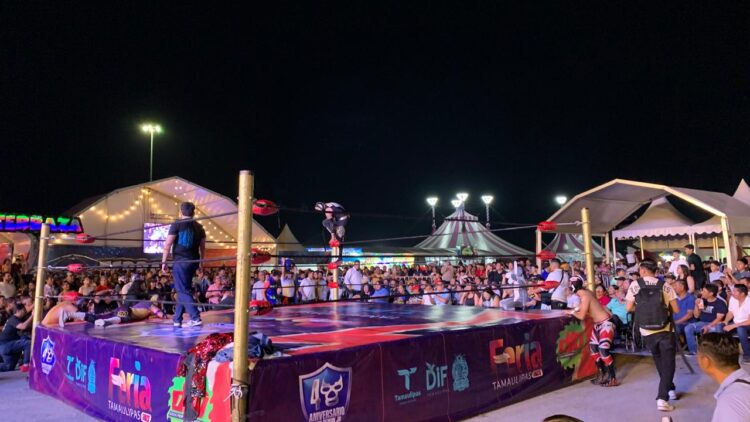 Espectacular función de lucha libre en Ciudad Victoria 2025