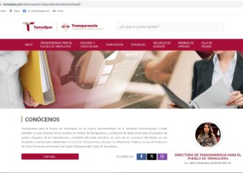 Presenta Secretaría Anticorrupción página web Transparencia para el Pueblo de Tamaulipas