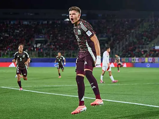 México golea 4-1 a Chile y va a cuartos de final del Mundial Sub-20