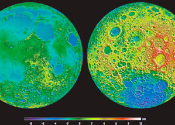 Revelan el origen del contraste entre las caras de la Luna