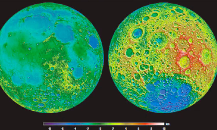 Revelan el origen del contraste entre las caras de la Luna
