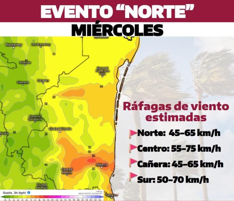 Anuncia PC llegada de “norte”