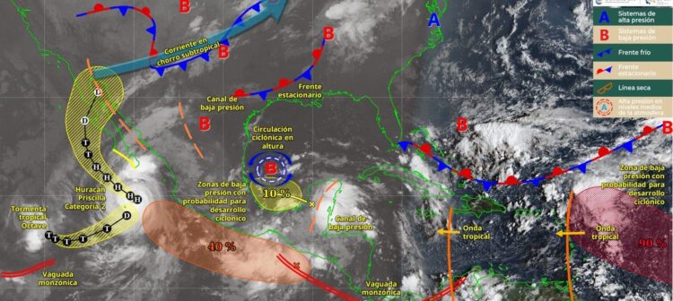 Lluvias afectarán algunas zonas de Tamaulipas