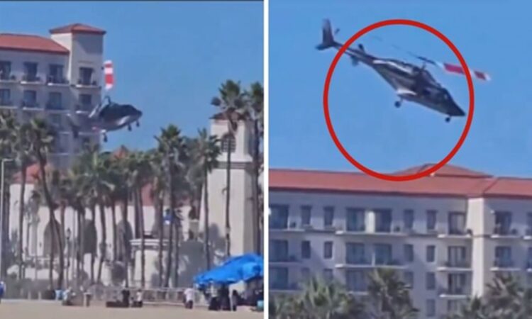 Tres heridos tras caída de helicóptero en California