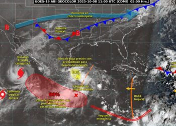 Pronostican día lluvioso para Tamaulipas