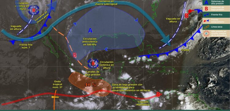 Frente frío refresca la temperatura