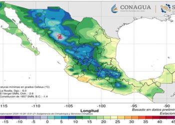 Heladas y lluvias afectarán varios estados de México esta semana