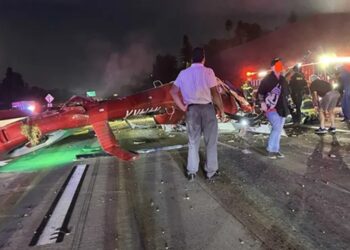 Accidente aéreo en California deja tres heridos graves