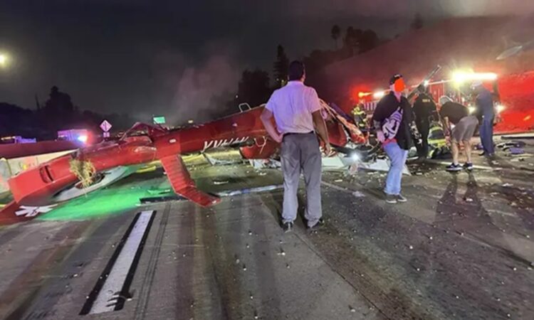 Accidente aéreo en California deja tres heridos graves