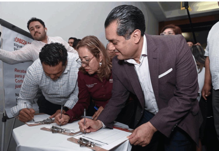 Inician colecta de cien mil firmas para que se acabe impunidad judicial contra García Cabeza de Vaca