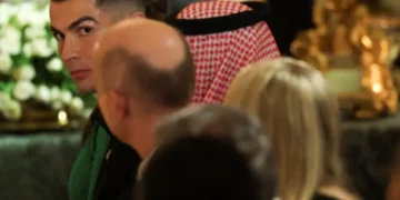 Cristiano Ronaldo aparece en cena de Trump y bin Salman en la Casa Blanca