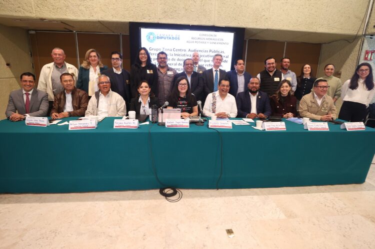 Comisión de Recursos Hidráulicos de la Cámara de Diputados instala tres mesas de audiencias públicas sobre Ley General de Aguas
