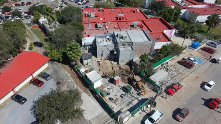 Realiza Gobierno del Estado obras complementarias en Centro Oncológico de Victoria