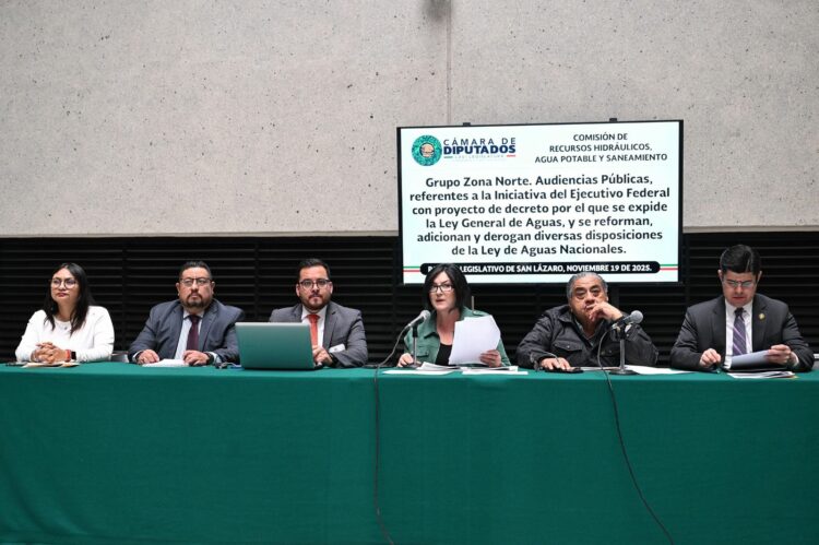 Siguen en Cámara de Diputados audiencias sobre iniciativa de la Ley General de Aguas y reforma Ley de Aguas Nacionales