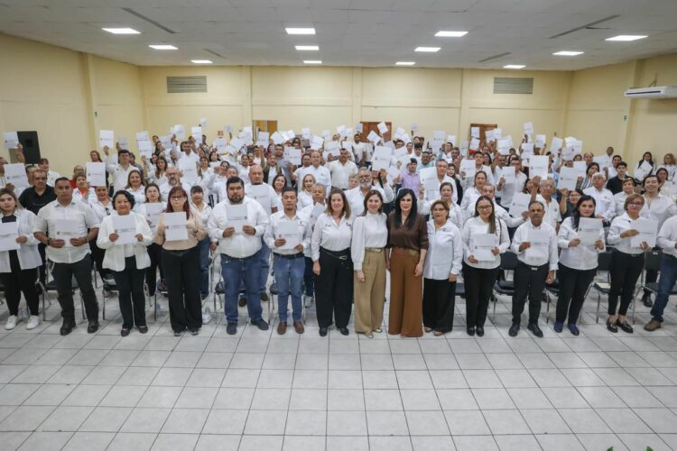 Brinda Gobierno del Estado de Tamaulipas certeza laboral a 108 servidores públicos