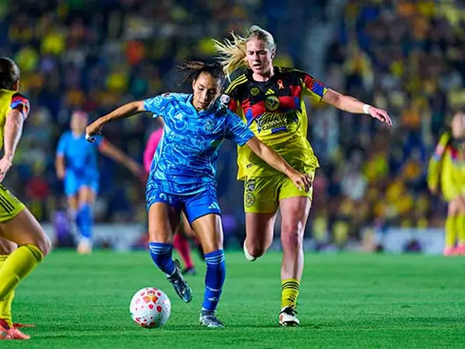 Tigres Femenil resucita ante América en la final de ida al empatar 3-3