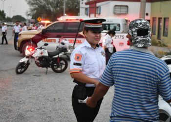 Participa Tránsito Estatal en operativo interinstitucional de prevención de accidentes viales