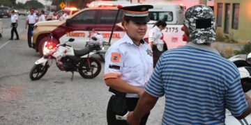 Participa Tránsito Estatal en operativo interinstitucional de prevención de accidentes viales