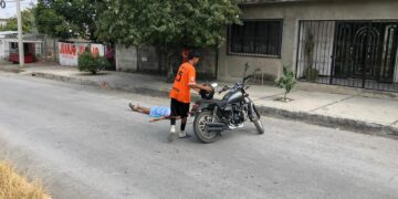 Anciana herida al caer de motocicleta en el sector de Tamatán