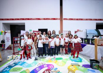 Niñas, niños y adolescentes participan en la Feria de los Derechos 2025 del DIF Tamaulipas
