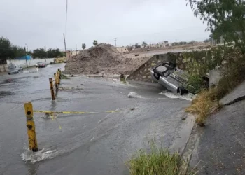 Frente frío 16 y lluvias generan inundaciones en colonias bajas de Reynosa