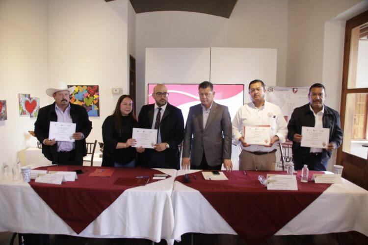 Firman convenio alcaldes del altiplano para fortalecer la transparencia en administración municipal