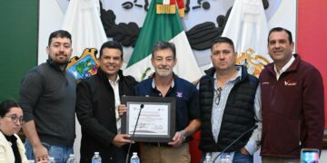 Se cuelga alcalde victorense de la fama del deportista Mortiz Vonnacher