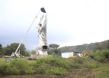 Antes de su inauguración, se incrementan visitas a la Virgen monumental de El Chorrito