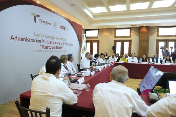 Refrenda el gobernador Américo Villarreal apoyo al Puerto del Norte de Matamoros