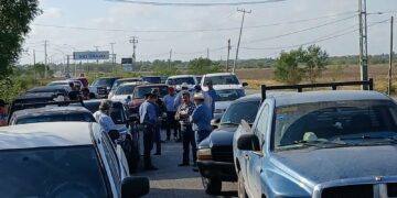 Inician protestas en carreteras de Tamaulipas