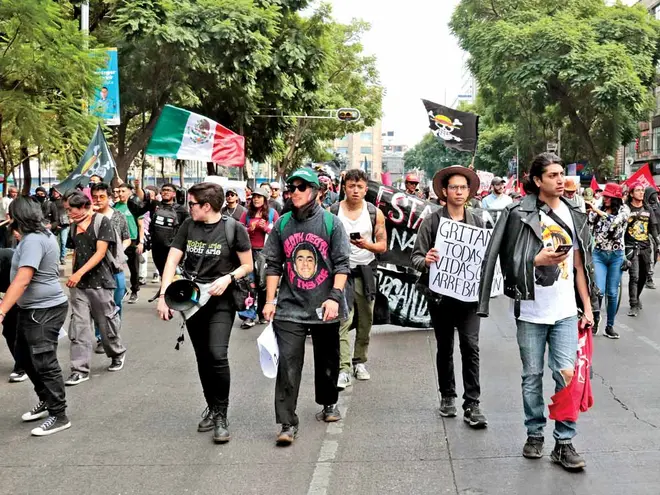 Generación Z marcha en la Ciudad de México; pide contener violencia en país
