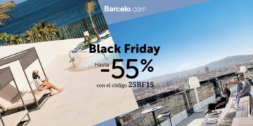 Black Friday en hoteles: aprovecha hasta un 55% de descuento solo por tiempo limitado