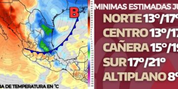 Frío y lluvia traerá el Frente Frío 16