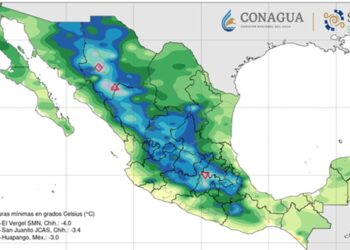 México enfrentará frío intenso y lluvias del 17 al 19 de noviembre