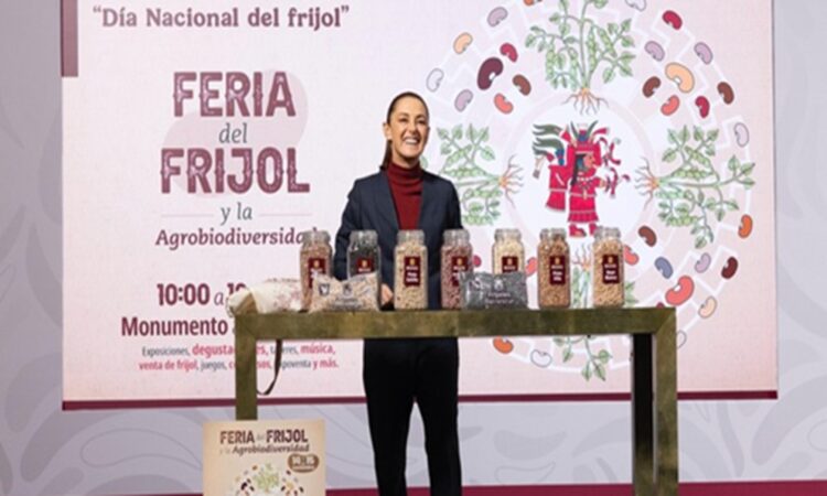 Claudia Sheinbaum presenta el programa Frijoles Bienestar