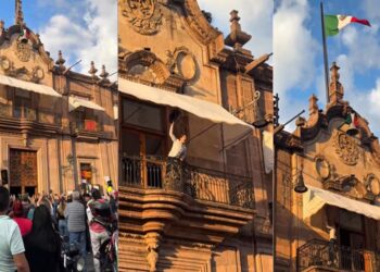 Protesta en Morelia tras homicidio del alcalde de Uruapan