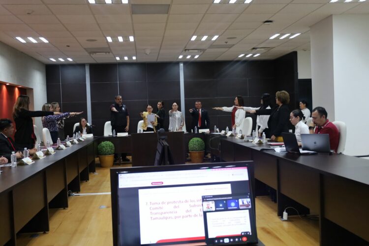 Instala el Gobierno de Tamaulipas el Comité del Subsistema de Transparencia