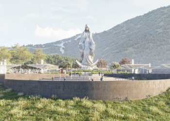 Inicia construcción de una  plazoleta turística en “El Chorrito”, Hidalgo